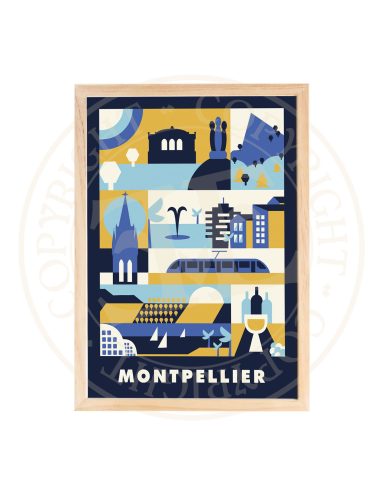 Affiche Montpellier Sillage